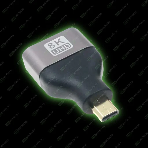 Adaptador_Micro_HDMI.01 - ⚡ Adaptador Mini HDMI a HDMI 2.1 - 8K HDR, Alta Velocidad