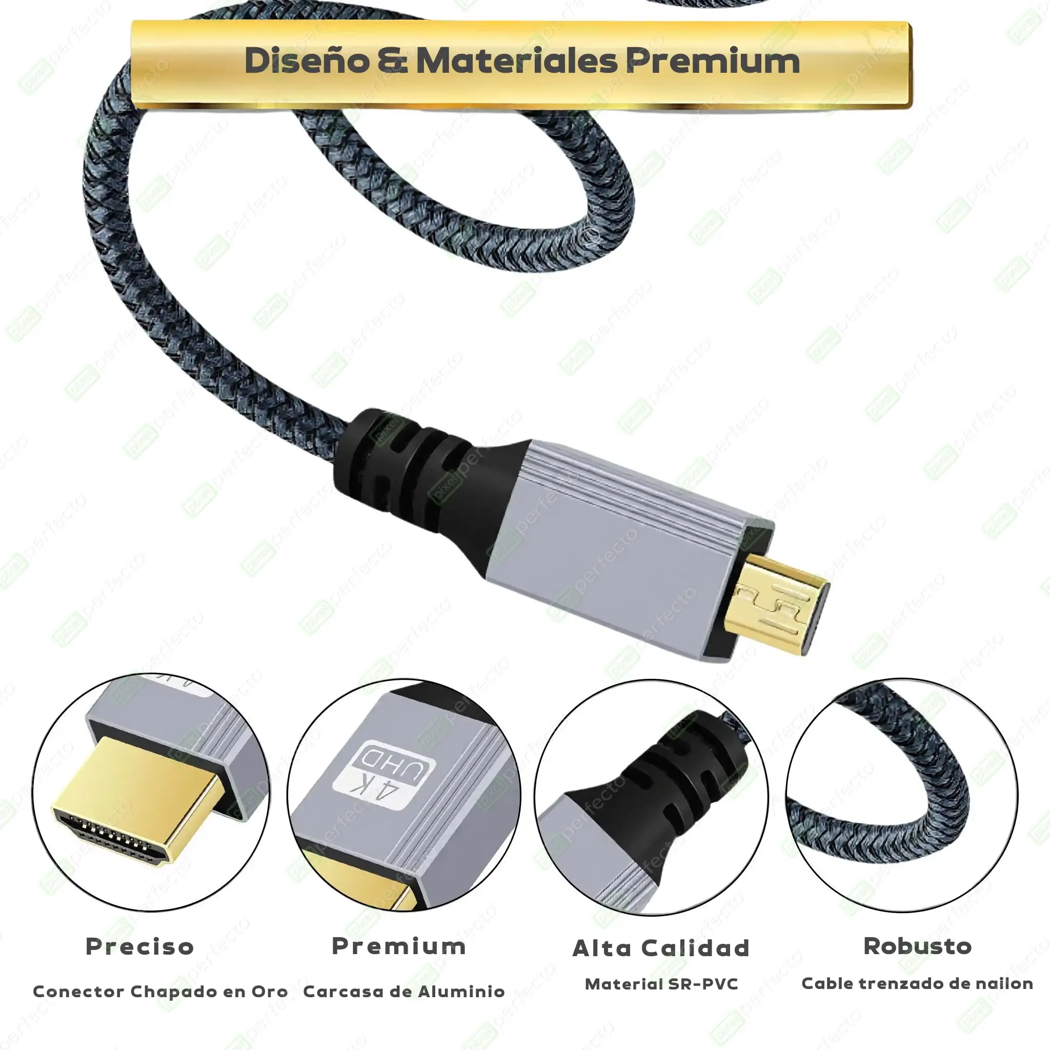 Cable_Micro_HDMI.02 - 🔌 Cable Micro HDMI de Alta Calidad - Conector de Oro, 4K HDR