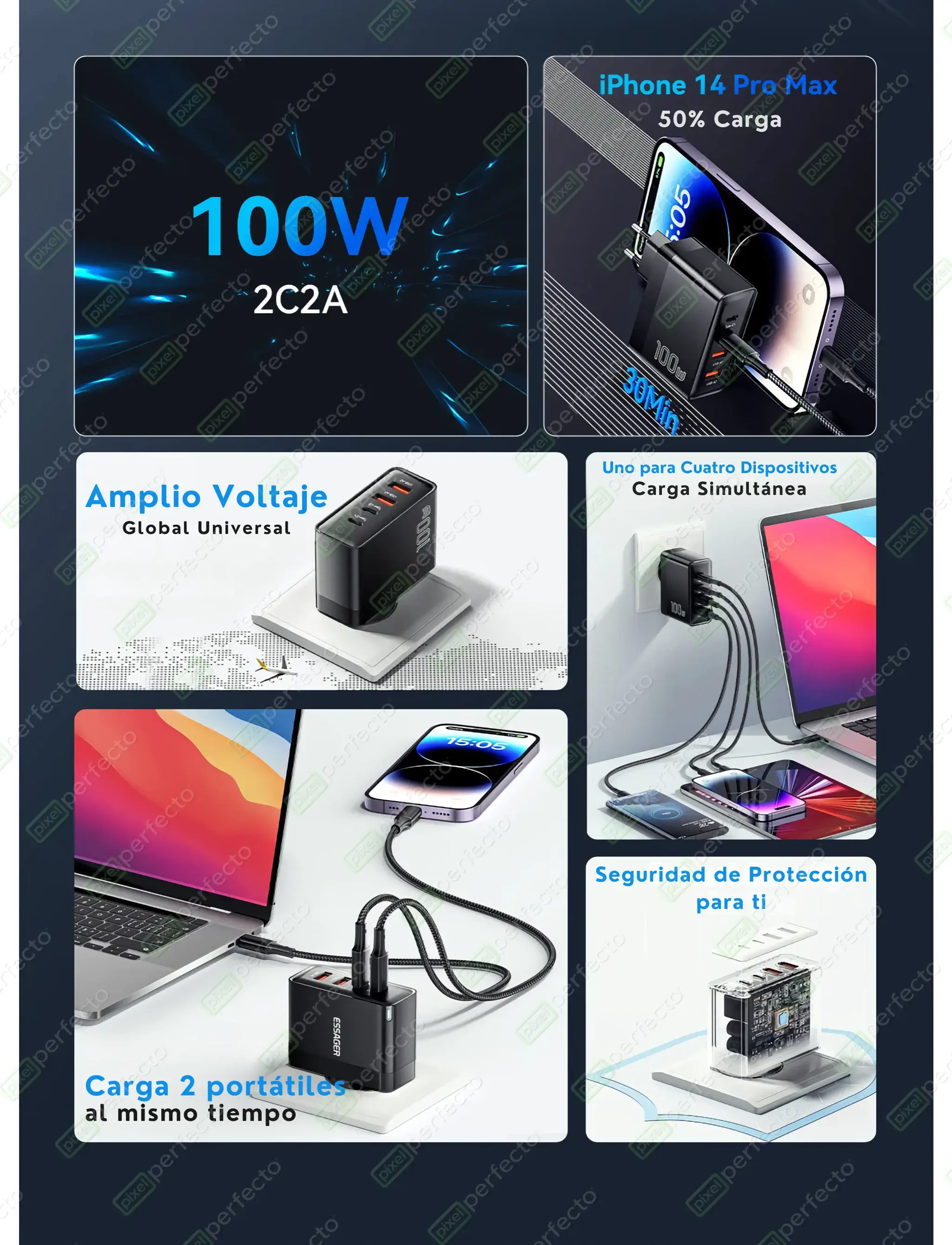 Cargador_100W_para_Monitor_Essager.03 - 🔋 Cargador 100W Essager para Monitor Portátil - Carga Rápida