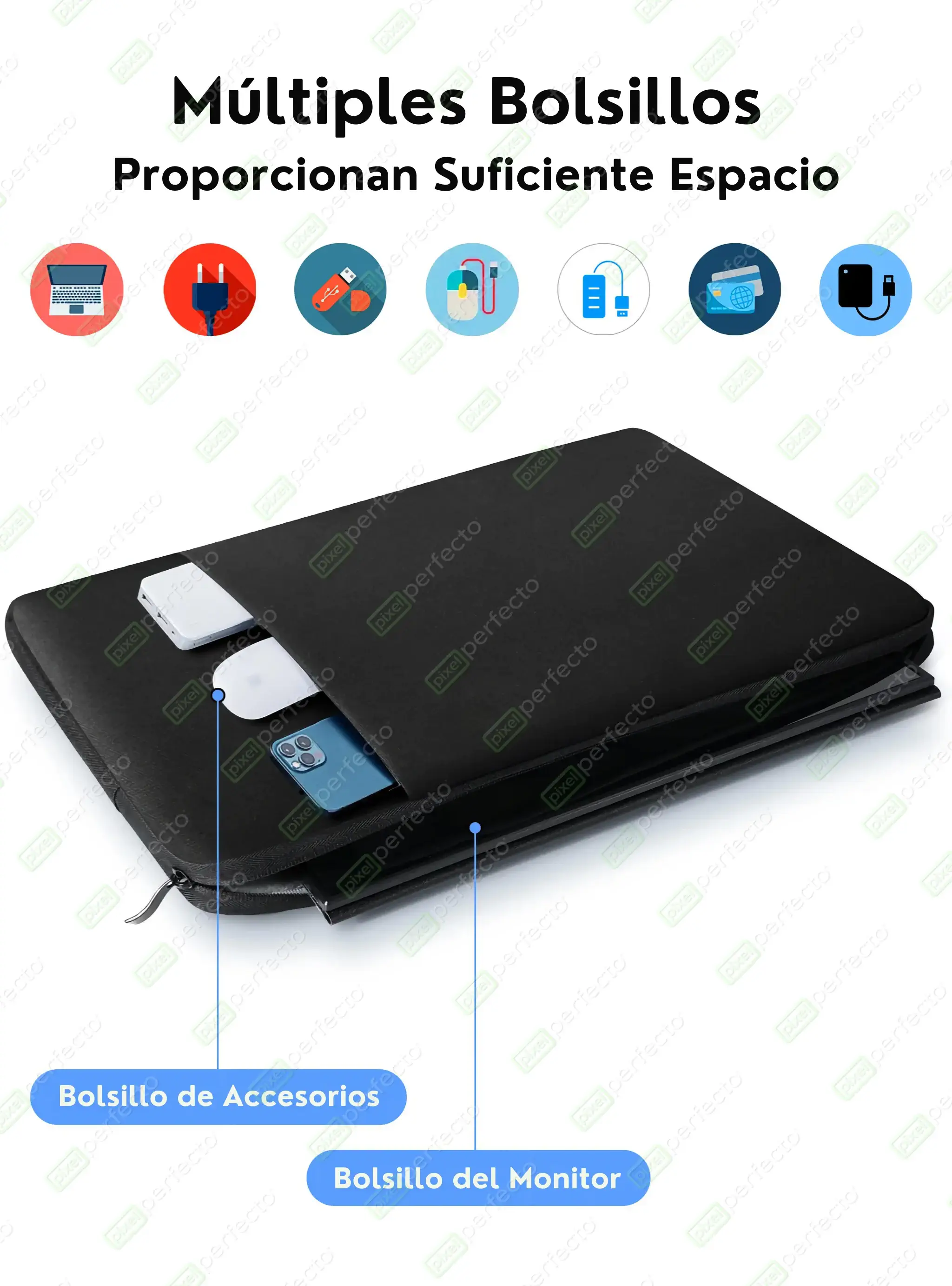 Funda_Monitor_18.5.02 - 💼 Funda para Monitor 18.5” - Bolsa con Bolsillo Frontal