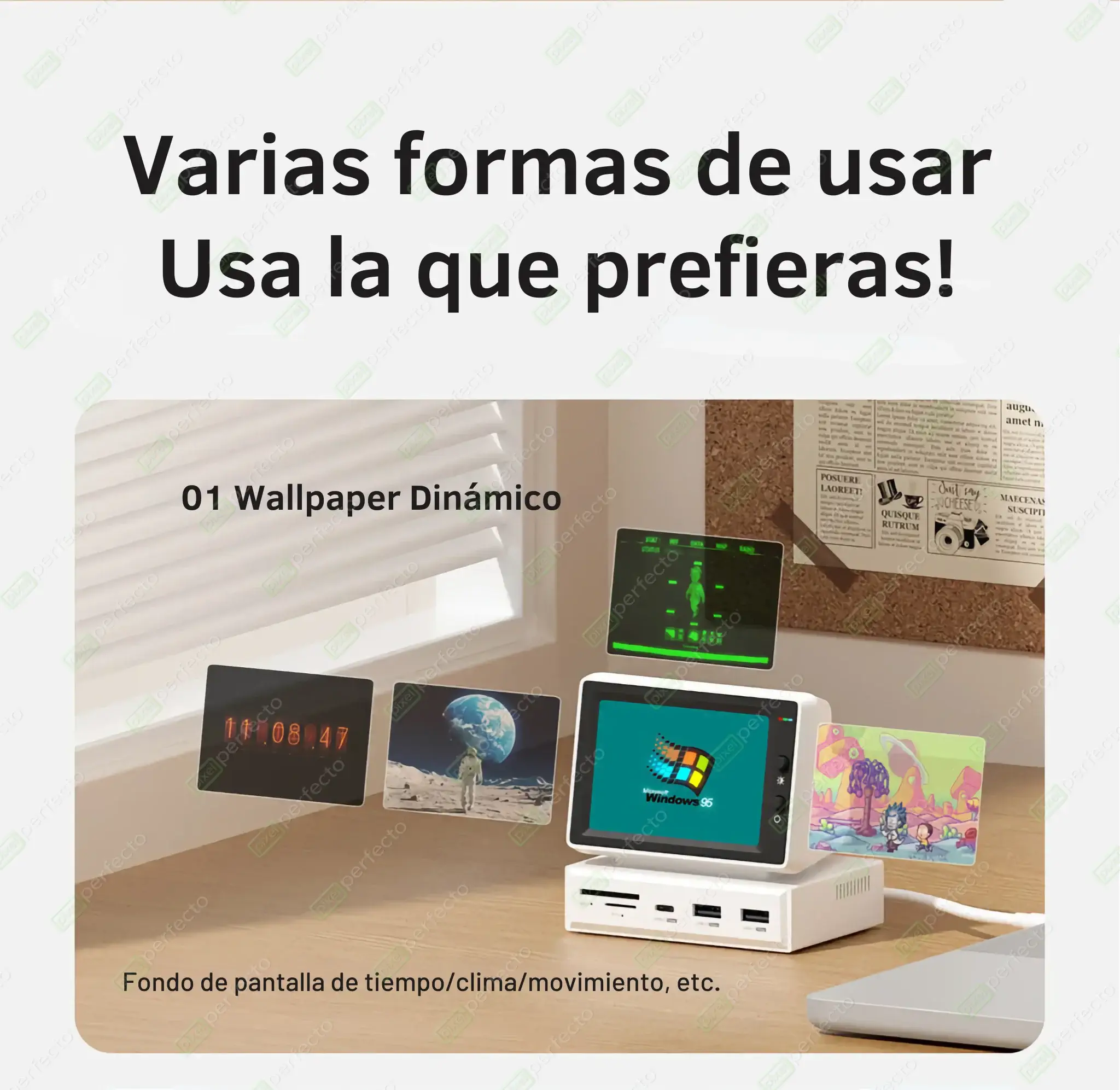 Mini_PC_Monitor_3.5_con_Dock_Station_30Hz_Hagibis.10 - 🖥 Mini Monitor 3.5” IPS con Dock Station USB-C / HDMI - Hagibis