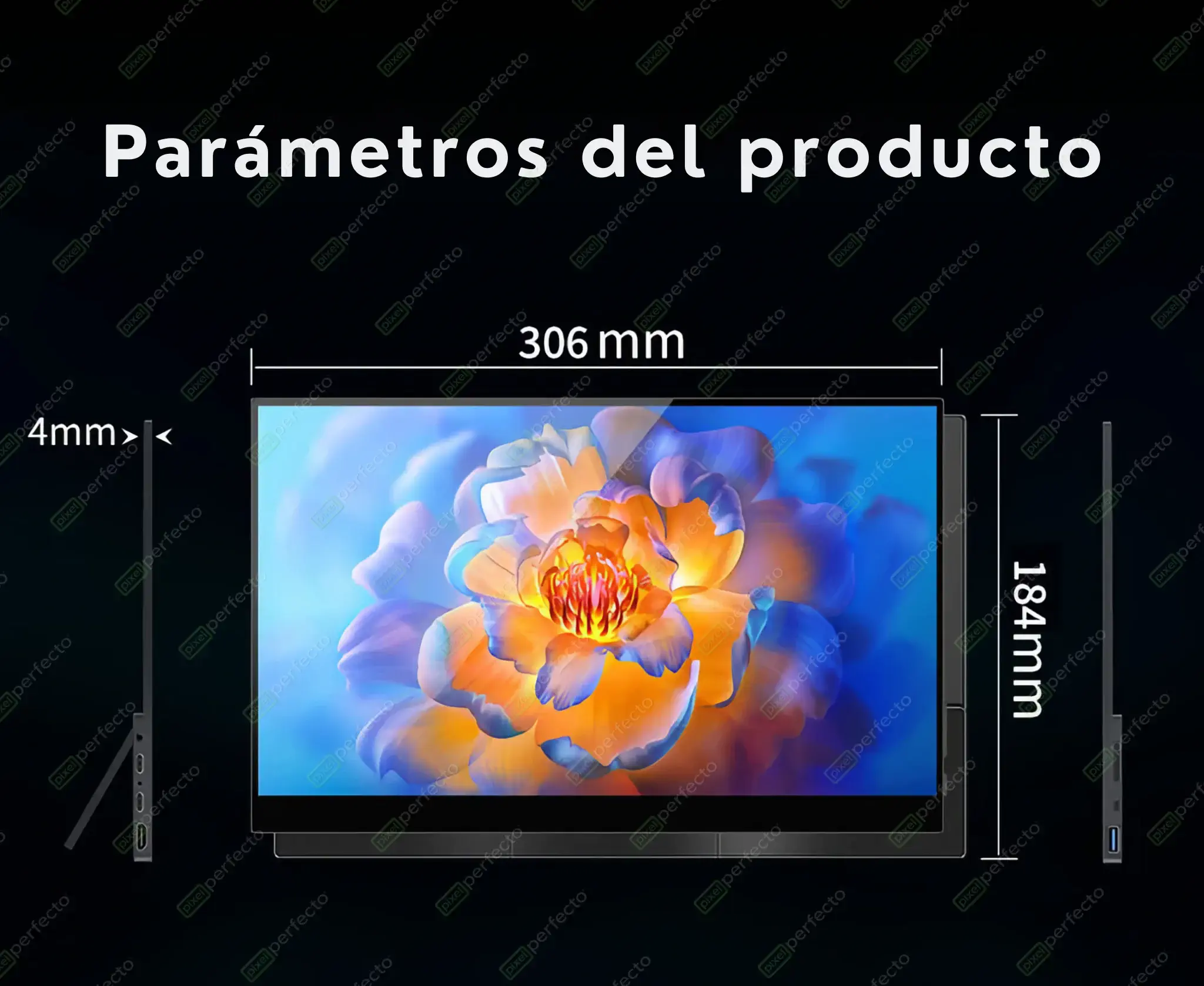 Monitor_Portatil_13.3_OLED_4K_60Hz_Tactil_VCHANCE.21 - 🖥 Monitor Portátil 13.3″ OLED 4K - 60Hz, Táctil, USB-C, HDMI