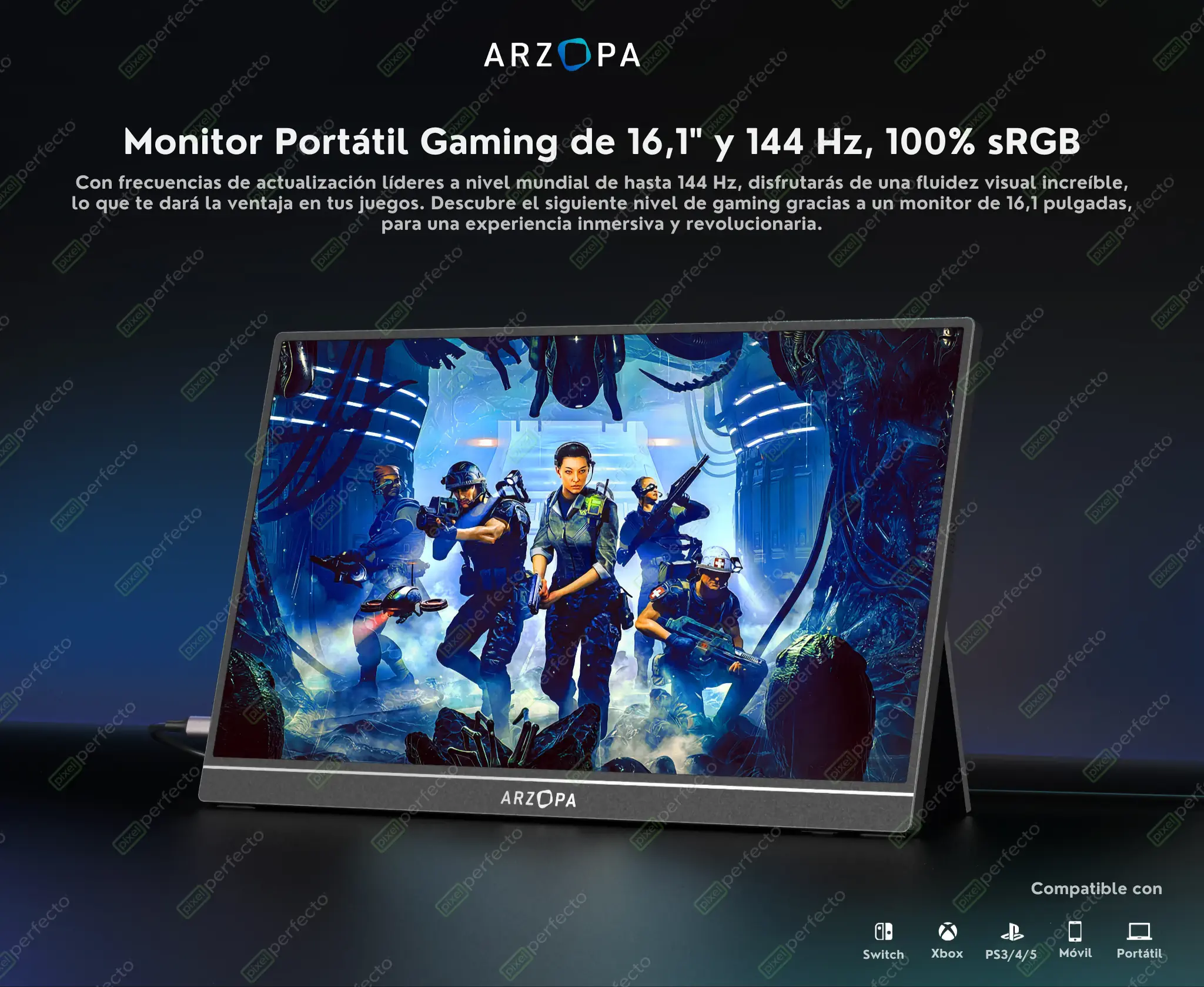 Monitor_Portatil_16.1_IPS_Full_HD_144Hz_Arzopa.02 - 🖥 Monitor Portátil 16.1” IPS Full HD 144Hz - 100% sRGB, HDR