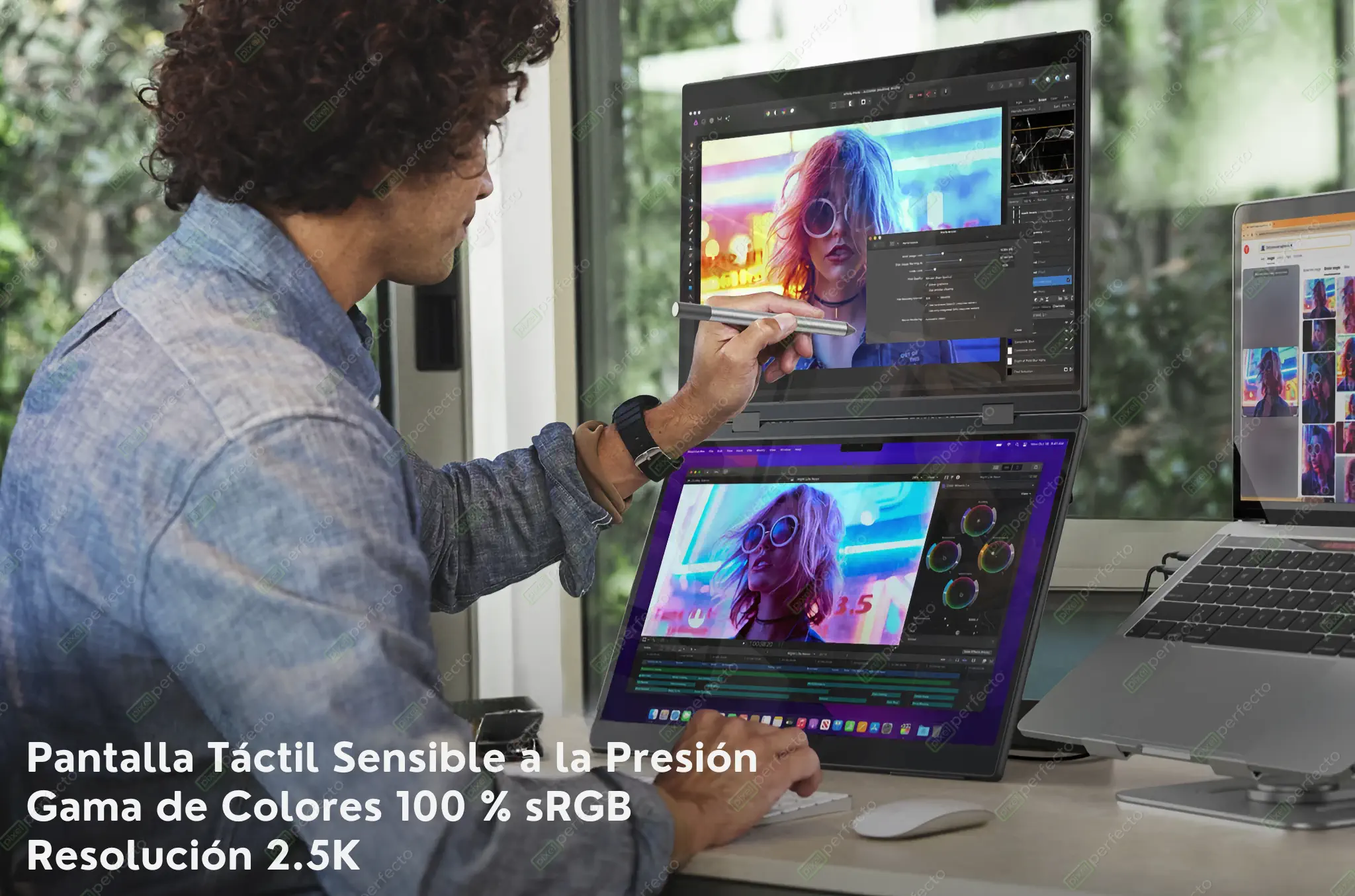 Monitor_Portatil_Dual_16_IPS_2.5K_60Hz_Tactil_UPERFECT.03 - 🖥 Monitor Portátil Dual Táctil UPERFECT 16″ IPS - Soporte de Lápiz