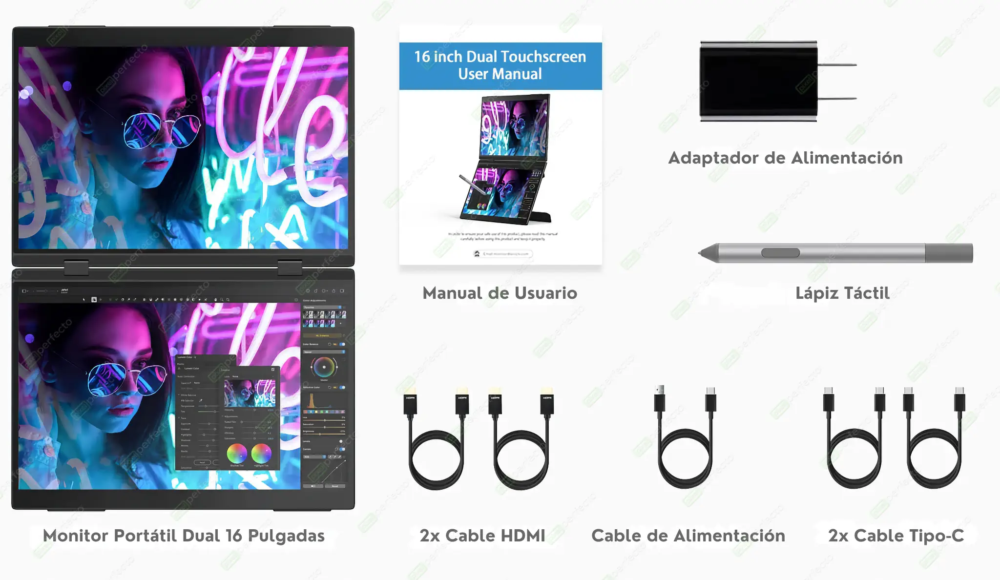 Monitor_Portatil_Dual_16_IPS_2.5K_60Hz_Tactil_UPERFECT.16 - 🖥 Monitor Portátil Dual Táctil UPERFECT 16″ IPS - Soporte de Lápiz