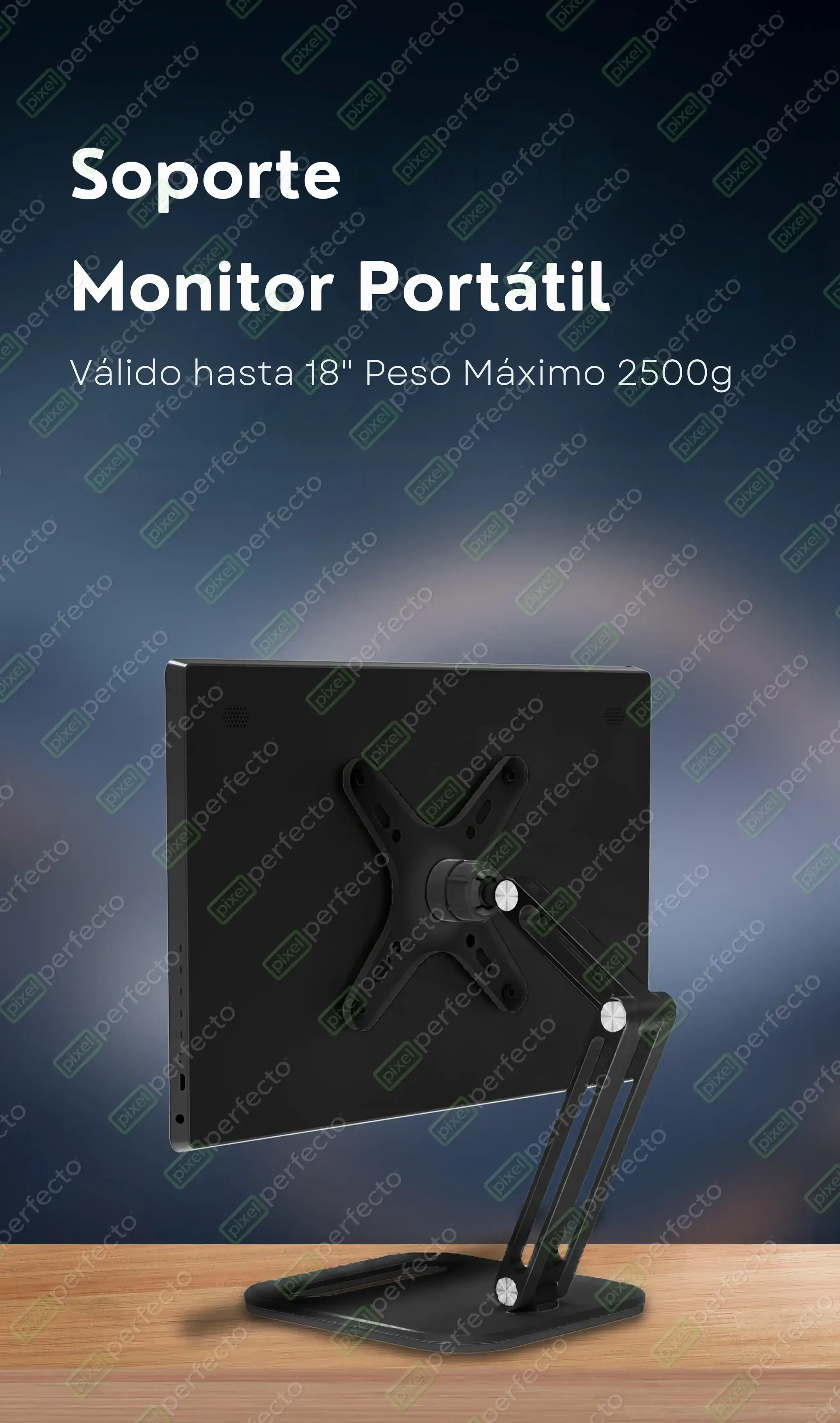 Soporte_2_en_1_con_Brazo_Ajustable_para_Monitor_Portatil_VESA_y_Clip_Ajustable.04 - 🦾 Soporte 2 en 1 con Brazo Ajustable para Monitor Portátil